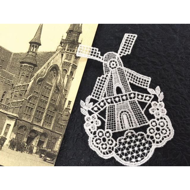 スイスレース額装 Crea◇スイスレースモチーフ 風車 : Crea(クリエ) - 通販 - Yahoo