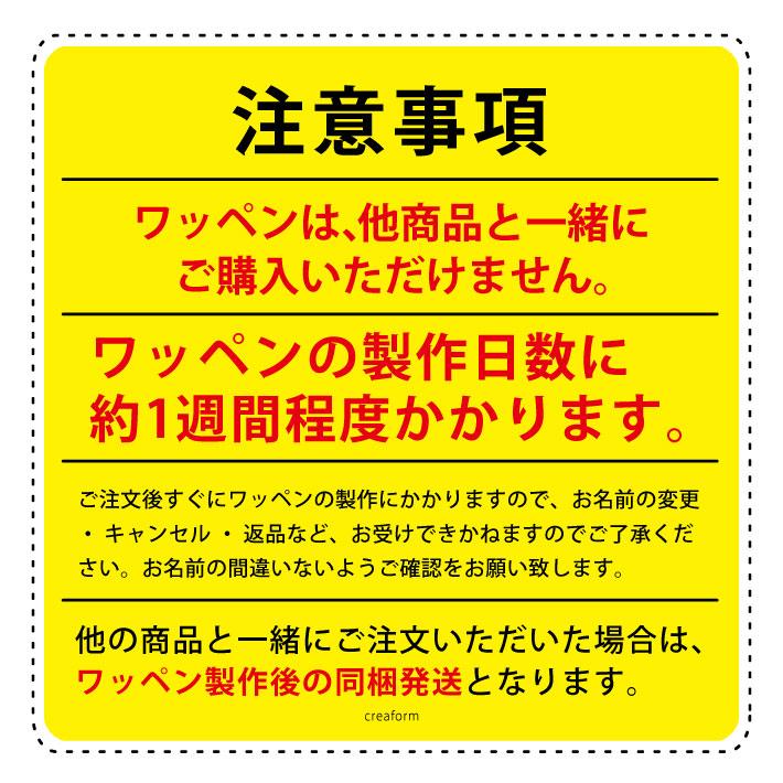 お名前ワッペン】3枚セット ワッペン お名前シール 名前シール 