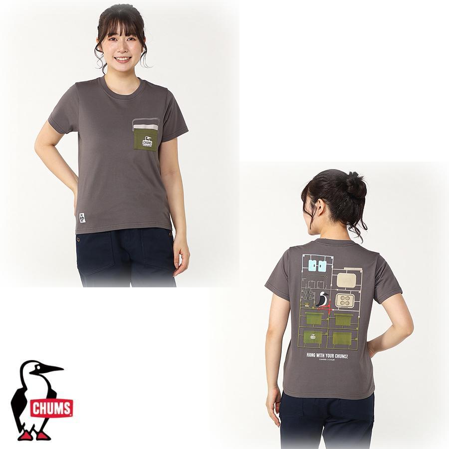 チャムス CHUMS正規品 キャンパークーラーポケットTシャツ トップス CH01-2360/カジュアル/綿100％｜creak-net｜09