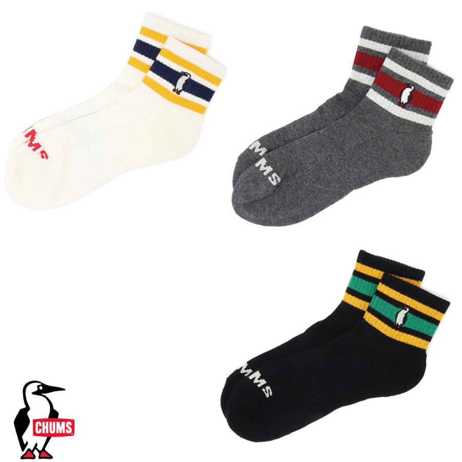 チャムス CHUMS正規品 3Pボーダークルーソックス 靴下  3足セット 3Pack  抗菌防臭加工 CH06-1131 | CHUMS | 01