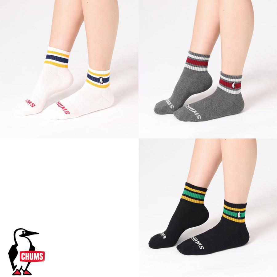 チャムス CHUMS正規品 3Pボーダークルーソックス 靴下  3足セット 3Pack  抗菌防臭加工 CH06-1131 | CHUMS | 03