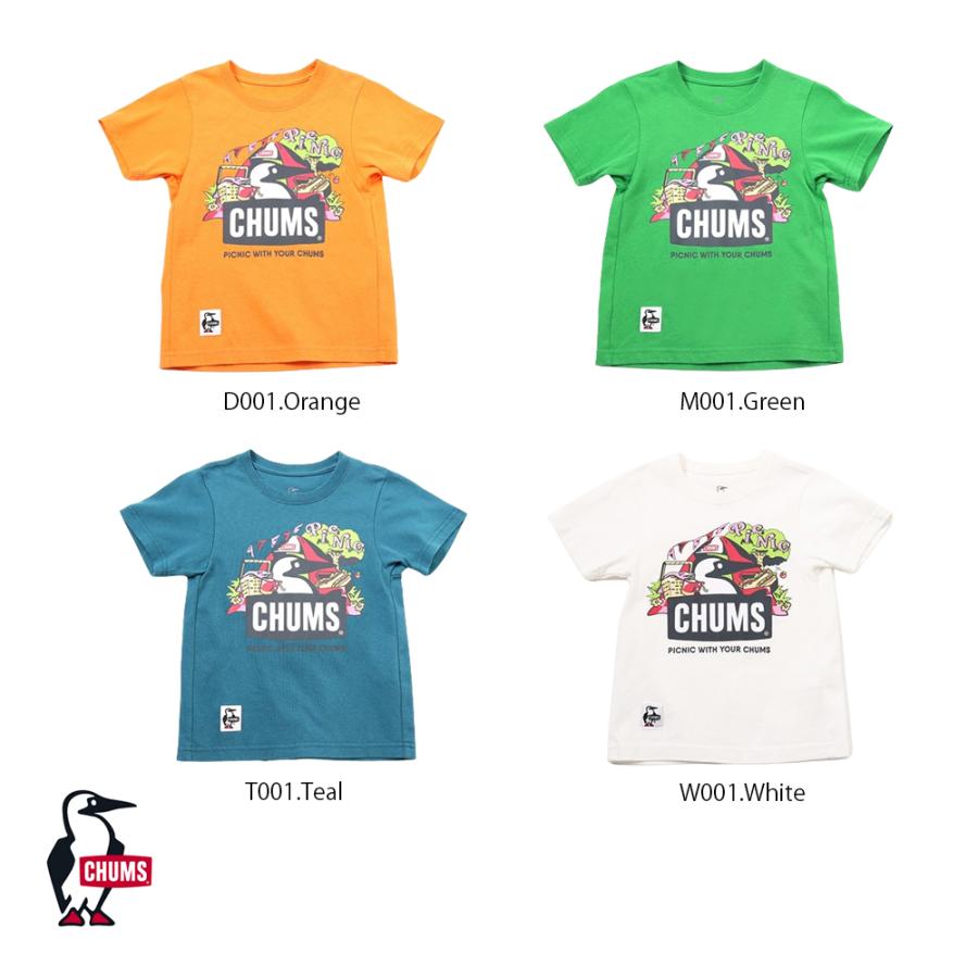 チャムス CHUMS正規品 キッズピクニックブービーTシャツ　キッズ Tシャツ CH21-1309｜creak-net｜02