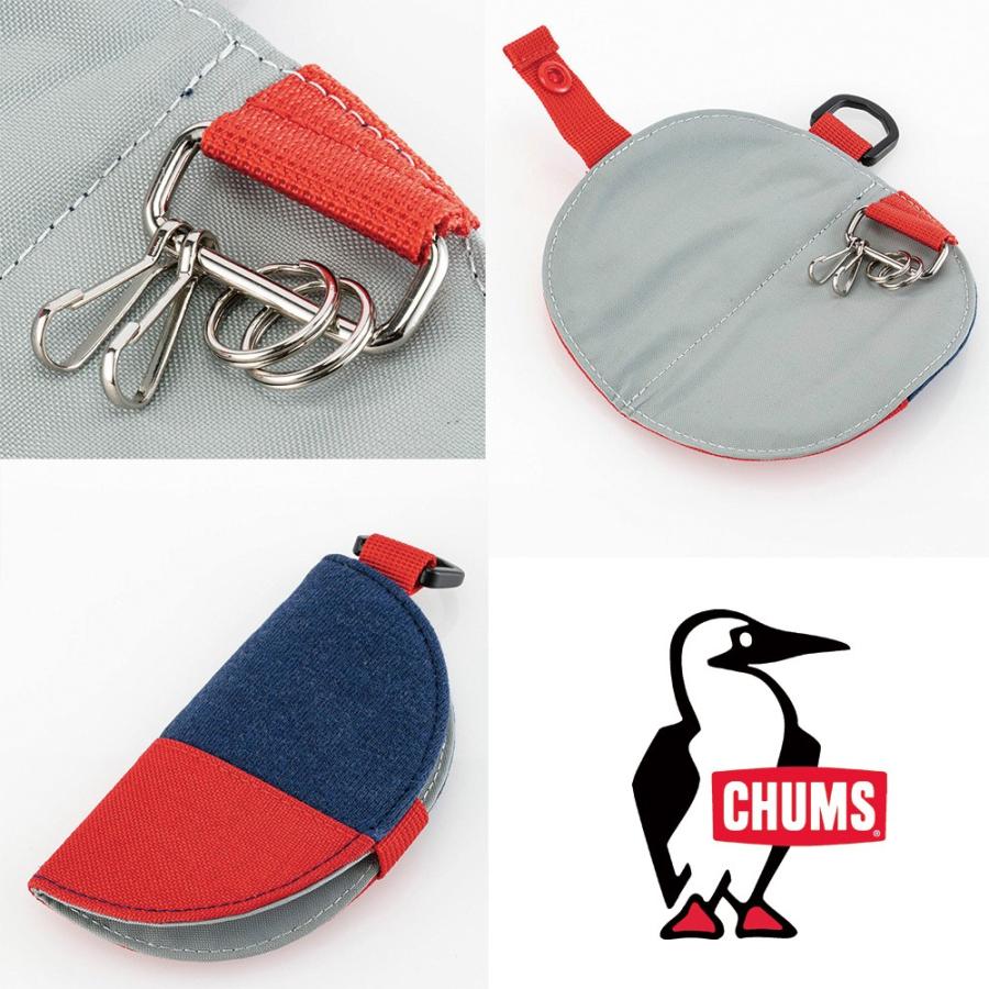 CHUMS チャムス ハーフムーンキーケース スウェット ナイロン 鍵