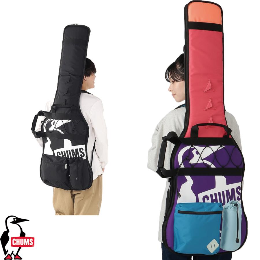 【美品】CHUMS ベースケース ギグバッグ ブラック CHUMS（チャムス） 正規品 エレキベースバッグ(楽器ケース) ベース