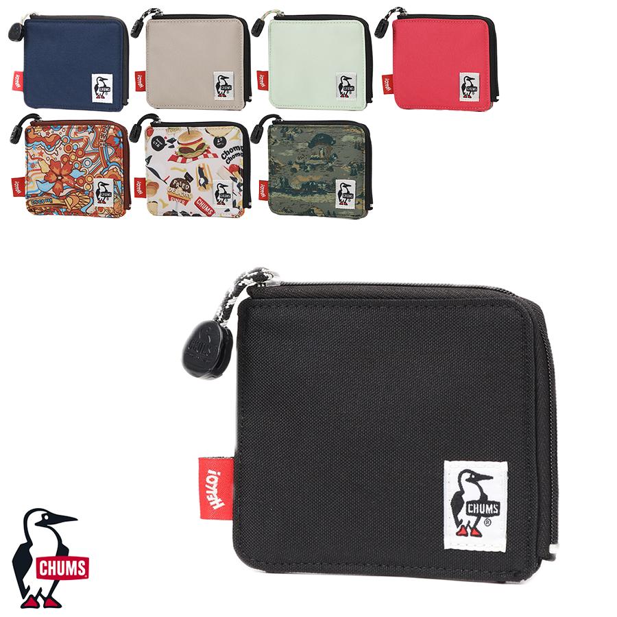 チャムス CHUMS正規品 リサイクルエルシェイプトジップウォレット 財布 ウォレット ミニ財布 サブ財布 カード 軽量 耐久性 CH60-3996 | CHUMS