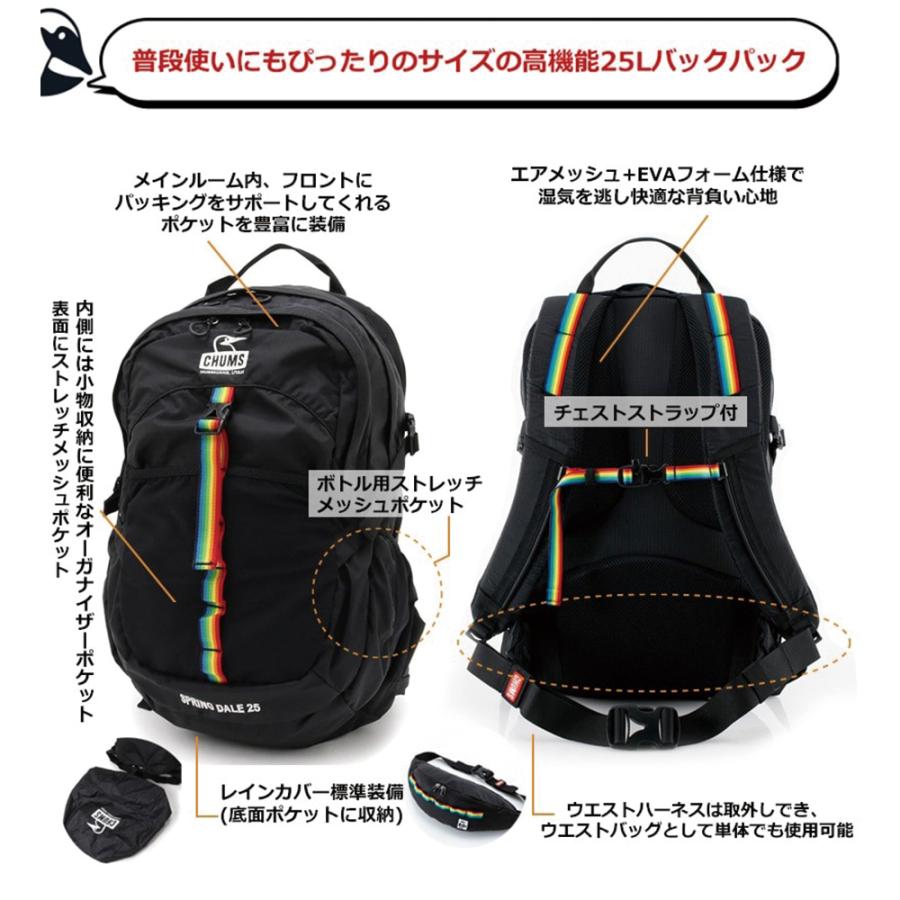 CHUMS チャムス CHUMS正規品 スプリングデール25(デイパック