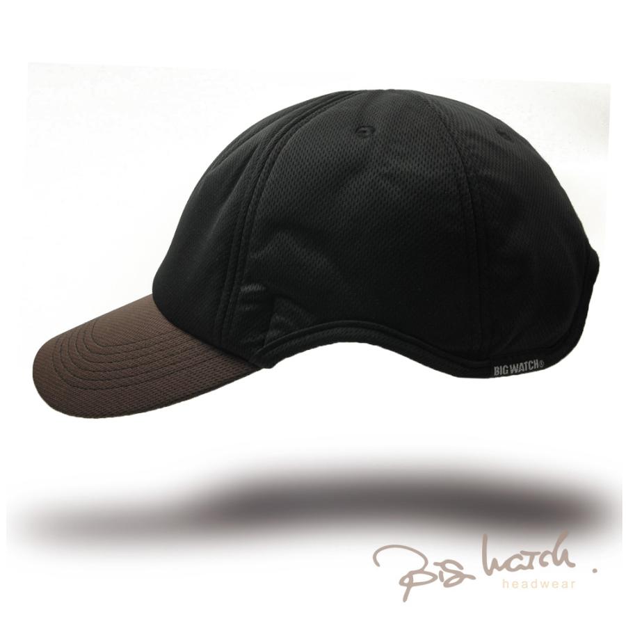 【公式】BIGWATCH大きいサイズ  メンズ 帽子  6パネル ラウンド キャップ バイク ヘルメット インキャップ ブラック ブラウン 黒 茶 BK-003R ビッグサイズ | 