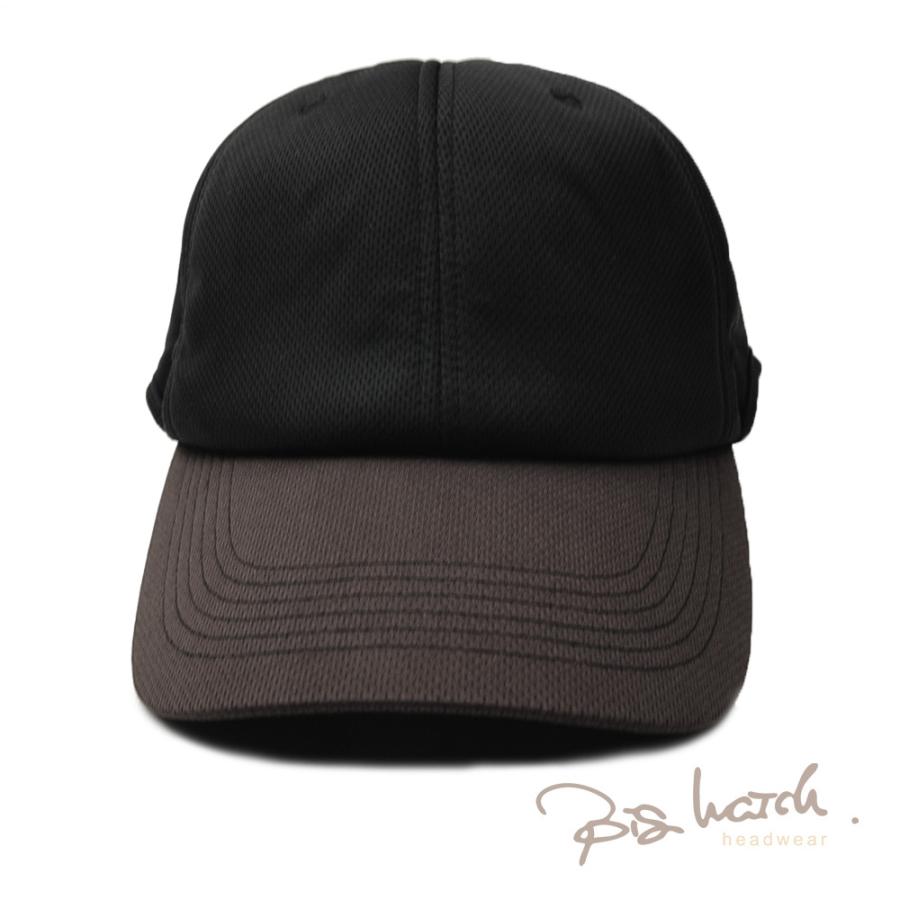 【公式】BIGWATCH大きいサイズ  メンズ 帽子  6パネル ラウンド キャップ バイク ヘルメット インキャップ ブラック ブラウン 黒 茶 BK-003R ビッグサイズ |  | 03