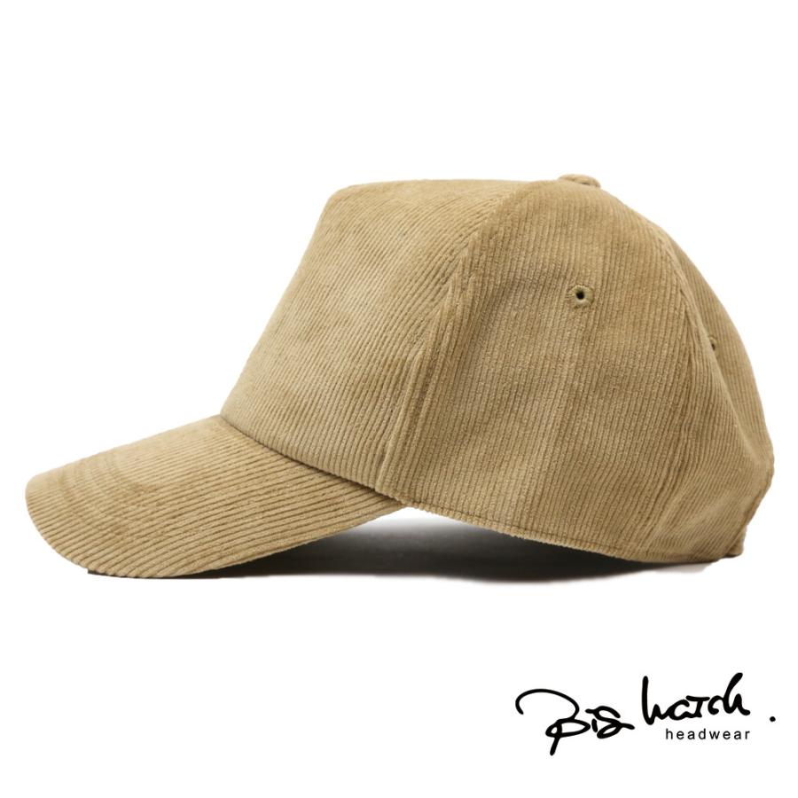 【公式】BIGWATCH 大きいサイズ 帽子  メンズ 無地 コーデュロイ キャップ   ビッグワッチ正規品 ベージュ/ アメカジ UVカット |  | 01
