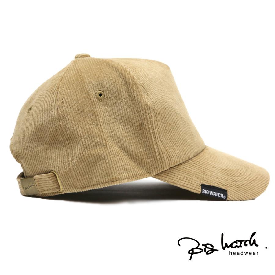 【公式】BIGWATCH 大きいサイズ 帽子  メンズ 無地 コーデュロイ キャップ   ビッグワッチ正規品 ベージュ/ アメカジ UVカット |  | 05