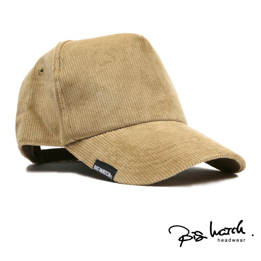 【公式】BIGWATCH 大きいサイズ 帽子  メンズ 無地 コーデュロイ キャップ   ビッグワッチ正規品 ベージュ/ アメカジ UVカット |  | 06