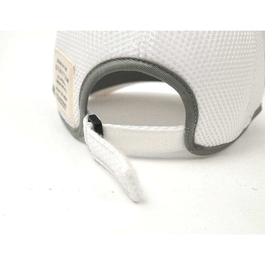 【公式】BIGWATCH 大きいサイズ 帽子 メンズ アンパイアラウンド メッシュ キャップ  ホワイト グレー C-39R つば 短い ビッグワッチ正規品 UVカット |  | 05