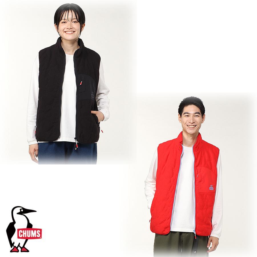 チャムス CHUMS 正規品 ブービーステッチフリースベスト フリースジャケット 秋冬 アウター ミドルレイヤー スタンドカラー ch04-1418/デイリー/カジュアル | CHUMS | 03