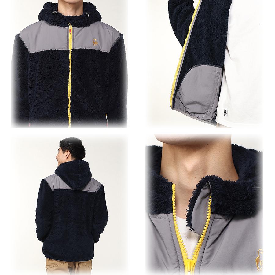 チャムス CHUMS 正規品 エルモフリースフルジップパーカー フリースジャケット エルモフリース フード付き 秋冬 アウター ch04-1422/デイリー/カジュアル | CHUMS | 03