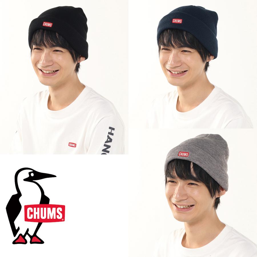チャムス CHUMS正規品 チャムスロゴショートニットキャップ(帽子｜ニット帽) ニット帽  ch05-1402 | CHUMS | 06