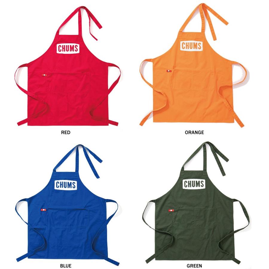 チャムス CHUMS ボートロゴエプロン DIY ガーデニング キッチン キャンプ アウトドア メンズ レディース フリーサイズ CH09-1140 | CHUMS | 01