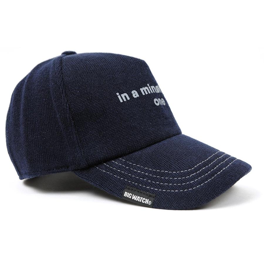 【公式】BIGWATCH 大きいサイズ 帽子  オール ヘンプ ニット コットン キャップ ネイビー（紺）    ビッグワッチ正規品/ UVカット |  | 01