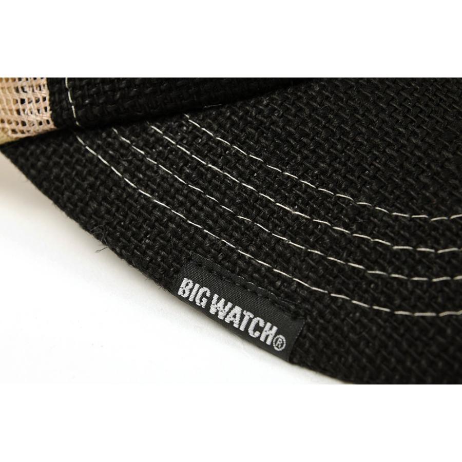 【公式】BIGWATCH 大きいサイズ 帽子  ヘンプ ラウンドキャップ ブラック ベージュ黒 耳出し スポーツキャップ   ビッグワッチ正規品  / UVカット |  | 05