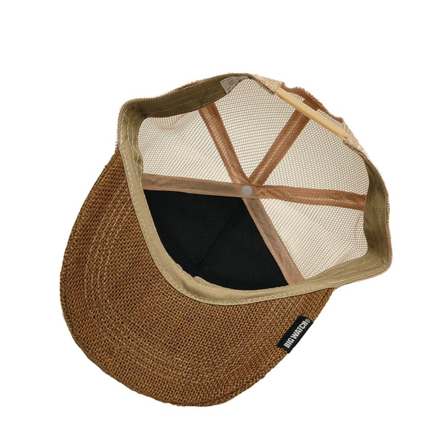 公式】BIGWATCH 大きいサイズ 帽子 ヘンプキャップ ブラウン