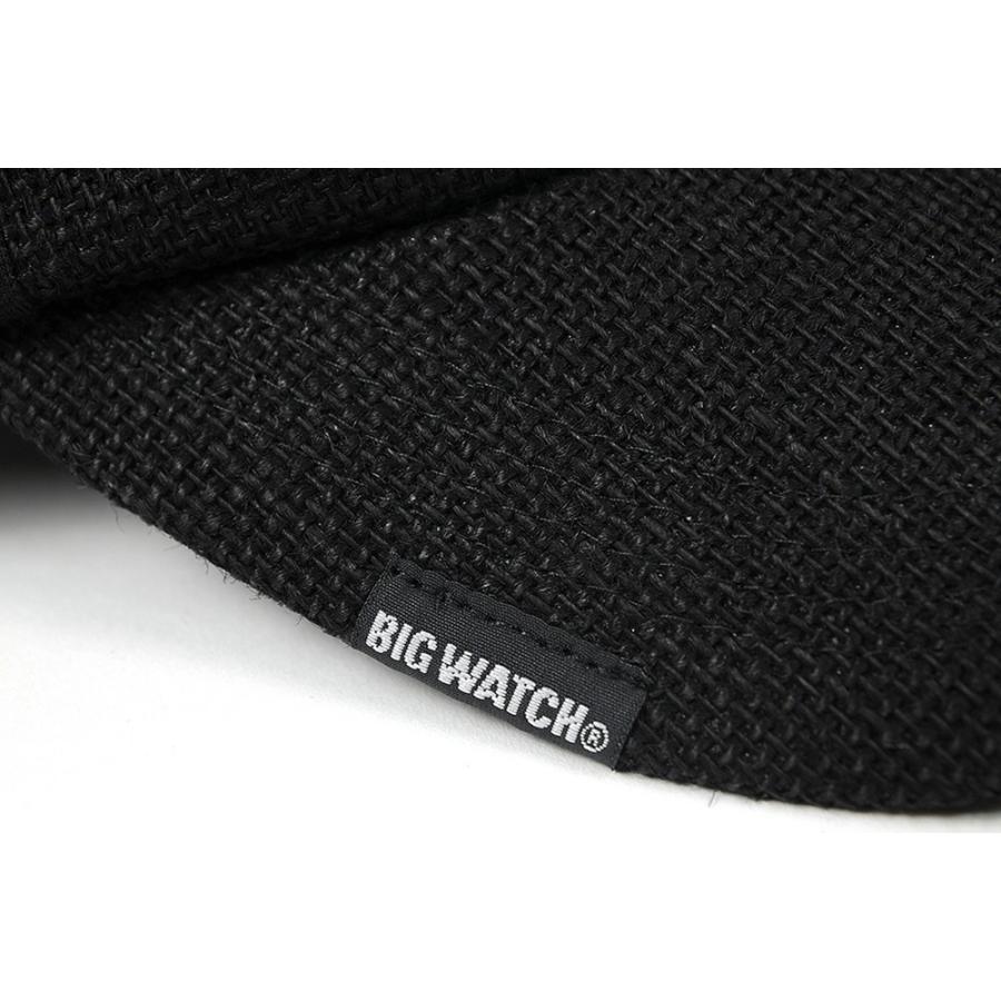 【公式】BIGWATCH 大きいサイズ 帽子  メンズ キャップ ガレージ ヘンプ コットンキャップ オールブラック 黒   ビッグワッチ正規品/ UVカット |  | 05