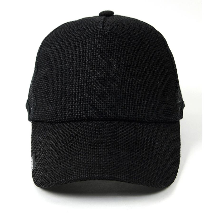 【公式】BIGWATCH 大きいサイズ 帽子  キャップ 無地ヘンプ ラウンドキャップ オールブラック   ビッグワッチ正規品  ダメージ加工無し/ アメカジ UVカット |  | 04