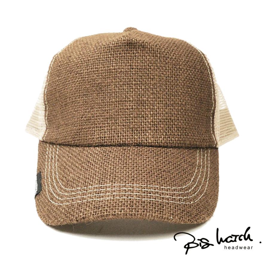【公式】BIGWATCH 大きいサイズ 帽子   メンズ  無地 ヘンプ メッシュ キャップ  ビッグワッチ正規品 ブラウン/ベージュ CPM-10 アメカジ  UVカット |  | 02