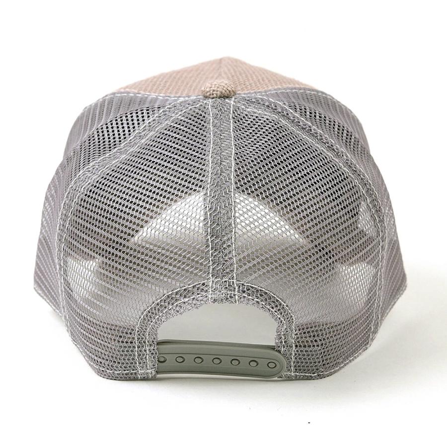 【公式】BIGWATCH 大きいサイズ 帽子 メンズ  無地 ヘンプ キャップ メッシュ グレージュ/グレー CPM-27 春夏 シンプル ビッグワッチ正規品 |  | 06