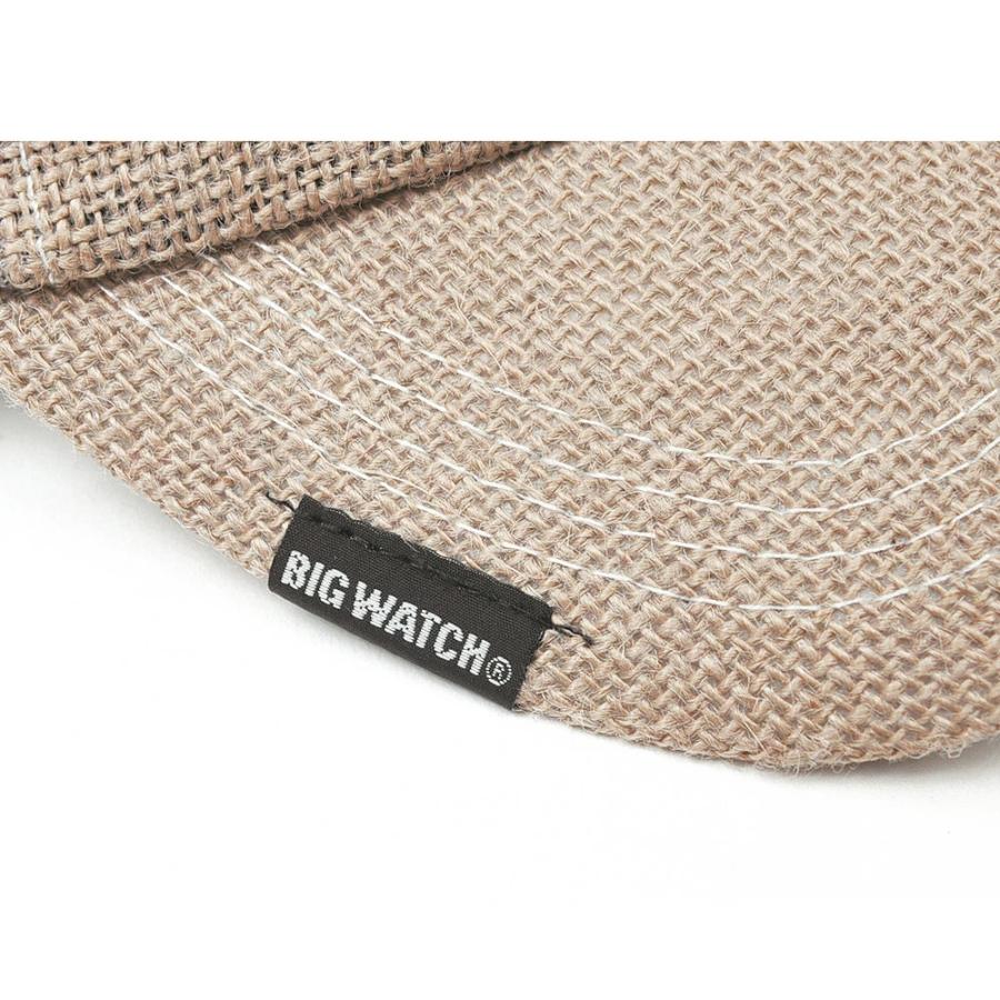 【公式】BIGWATCH 大きいサイズ 帽子 メンズ  無地 ヘンプ キャップ メッシュ グレージュ/グレー CPM-27 春夏 シンプル ビッグワッチ正規品 |  | 07