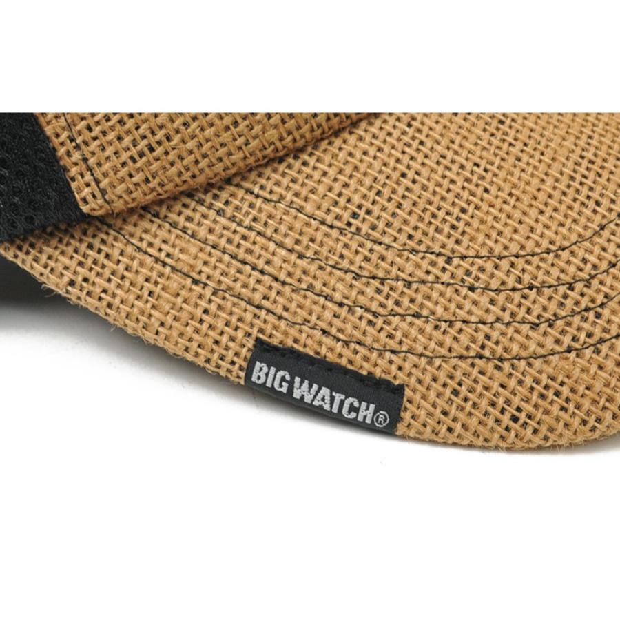 【公式】BIGWATCH メンズ 大きいサイズ 帽子 ヘンプメッシュ キャップ ベージュ/ブラック CPM-30 春 夏 秋 |  | 06