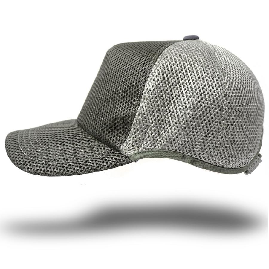 【公式】BIGWATCH 大きいサイズ 帽子 XL  メンズ  無地 ラウンド メッシュキャップ   ビッグワッチ正規品  グレー/ライトグレー/ スポーツ ゴルフ ランニング
