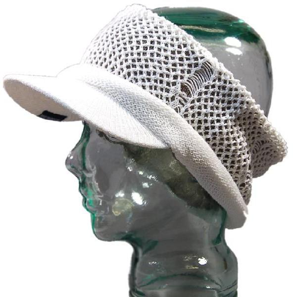 【公式】BIGWATCH 大きいサイズ 帽子  ヘアバンド ヘンプダメージ ツバ付きヘアバンド  ホワイト ベージュ  ターバン  ビッグワッチ正規品  カチューシャ | 