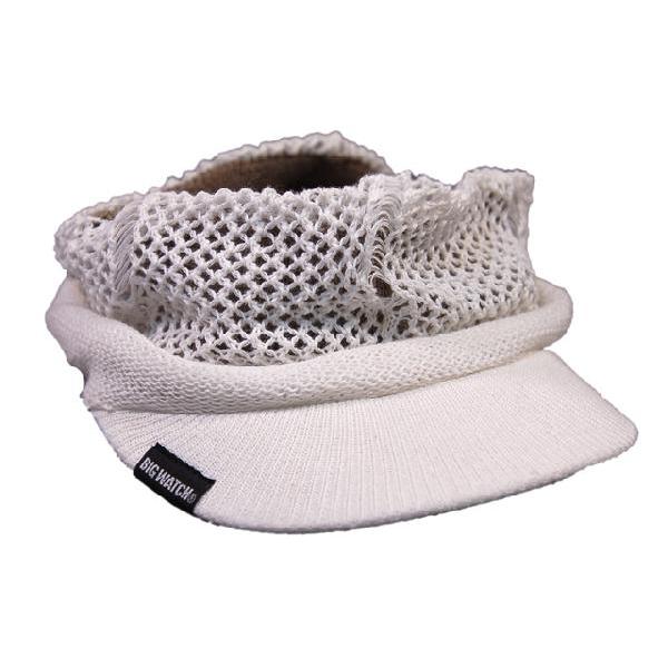 【公式】BIGWATCH 大きいサイズ 帽子  ヘアバンド ヘンプダメージ ツバ付きヘアバンド  ホワイト ベージュ  ターバン  ビッグワッチ正規品  カチューシャ |  | 01