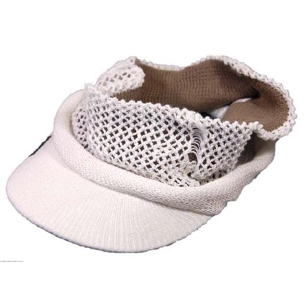 【公式】BIGWATCH 大きいサイズ 帽子  ヘアバンド ヘンプダメージ ツバ付きヘアバンド  ホワイト ベージュ  ターバン  ビッグワッチ正規品  カチューシャ |  | 02