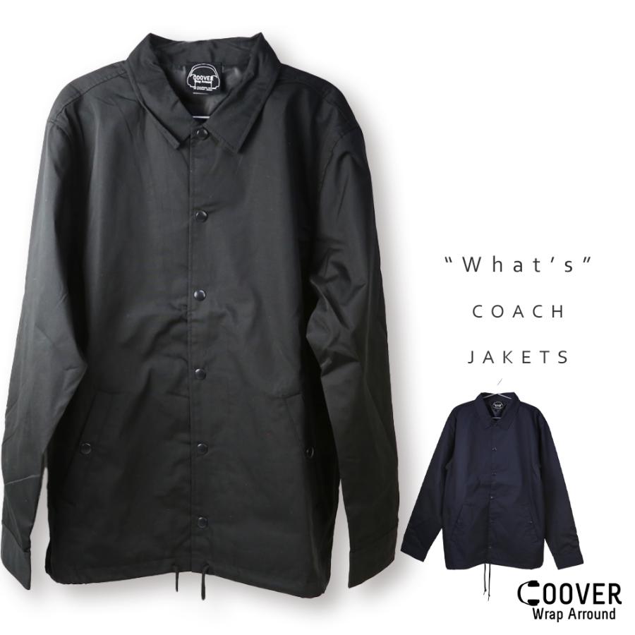 公式】COOVER(クーバー) コーチジャケット 裏地付き WHAT'S COACH