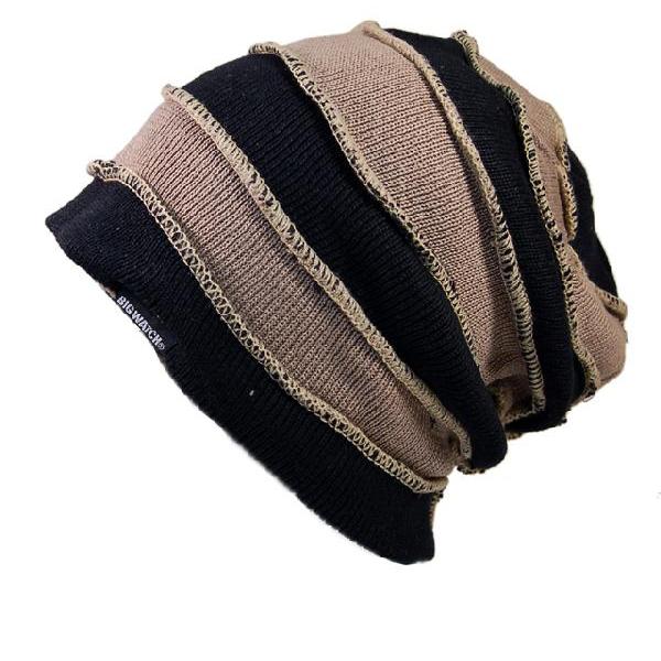 【公式】BIGWATCH 大きいサイズ 帽子 メンズ ニット帽子 ボーダー  ブラック ベージュ  UVカット | 