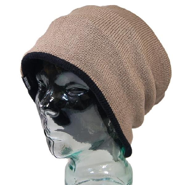 【公式】BIGWATCH 大きいサイズ 帽子 メンズ ニット帽子 ボーダー  ブラック ベージュ  UVカット |  | 01