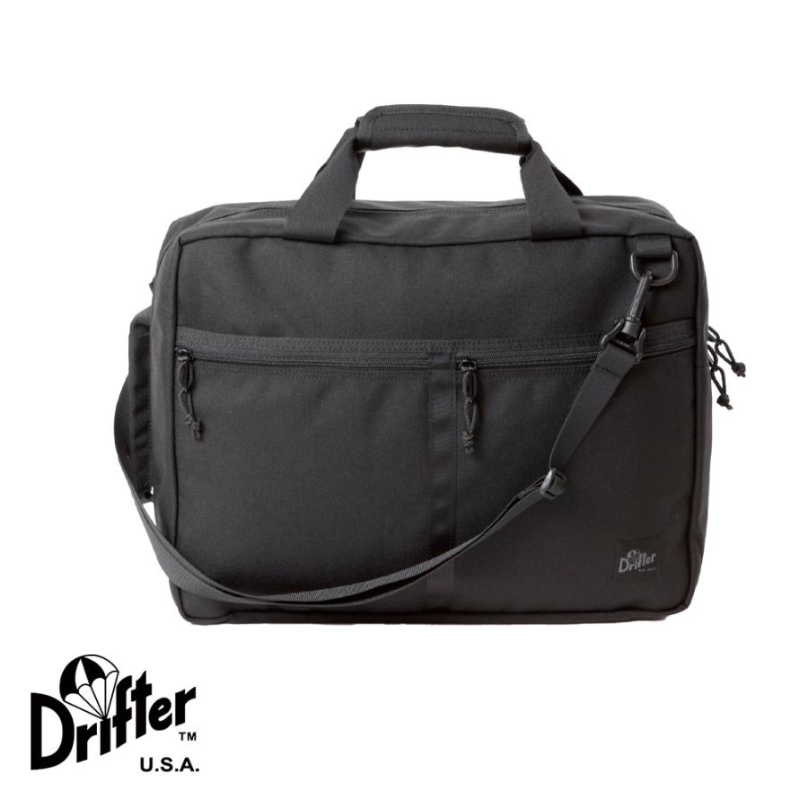 ドリフター Drifter 3WAYバッグ コンバーチブルブリーフ ブラック 黒 18L デイパック ブリーフケース ショルダーバッグ ビジネスバッグ  DFV0685/通勤/通学 :dfv0685:大きいサイズの帽子専門店CREAK - 通販 - Yahoo!ショッピング