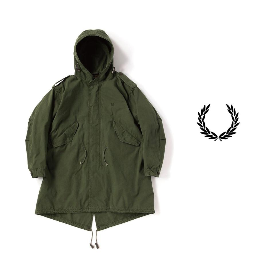 フレッドペリー FREDPERRY フィッシュテールパーカー メンズ モッズパーカー モッズコート アウター ボアライナー F2522｜creak-net