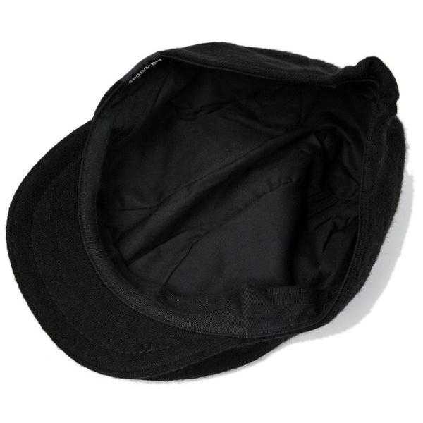 【公式】BIGWATCH 大きいサイズ 帽子  フランネル ハンチング メンズ  ブラック 黒 ビッグワッチ正規品  UVケア｜creak-net｜06