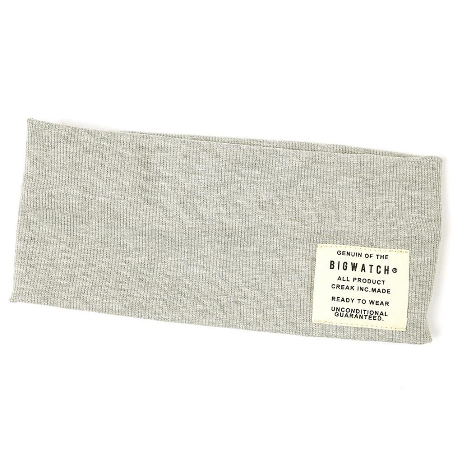 【公式】BIGWATCH 大きいサイズ 帽子  ヘアバンド  ビッグワッチ正規品 ターバン  カチューシャ MIXグレー メンズ/ キャップ アウトドア フェス UVカット | 