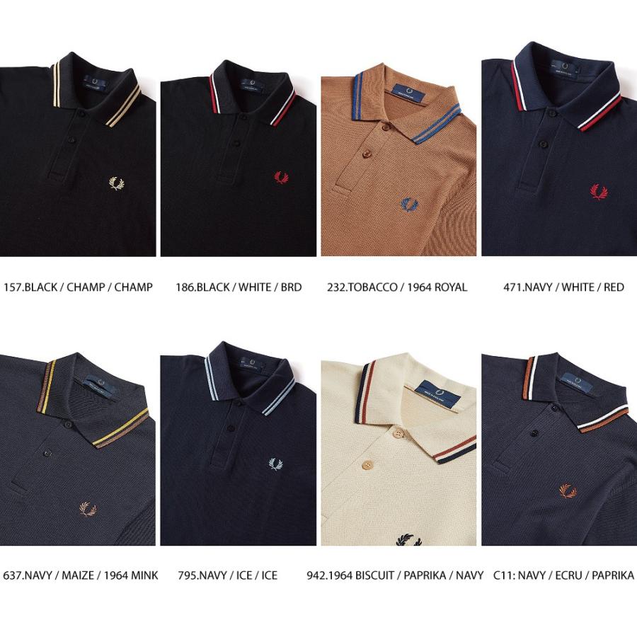 フレッドペリー FREDPERRY メンズ ポロシャツ UKライン 英国製 イギリス製 FREDPERRY SHIRT M12N｜creak-net｜03