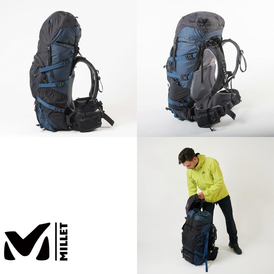 MILLET ミレー サースフェー60+20 BLACK/NAVY MIS0637 トレイル MILLET ミレー サースフェー60+20 BLACK/NAVY MIS0637 トレイル