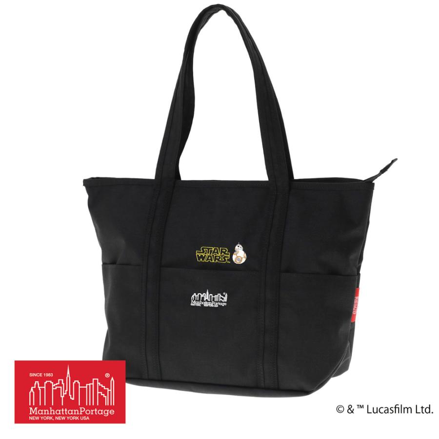 マンハッタンポーテージ ManhattanPortage スターウォーズコラボ BB-8 トンプキンス トートバッグ ジップトップ A4収納可能 コーデュラナイロン | Manhattan Portage