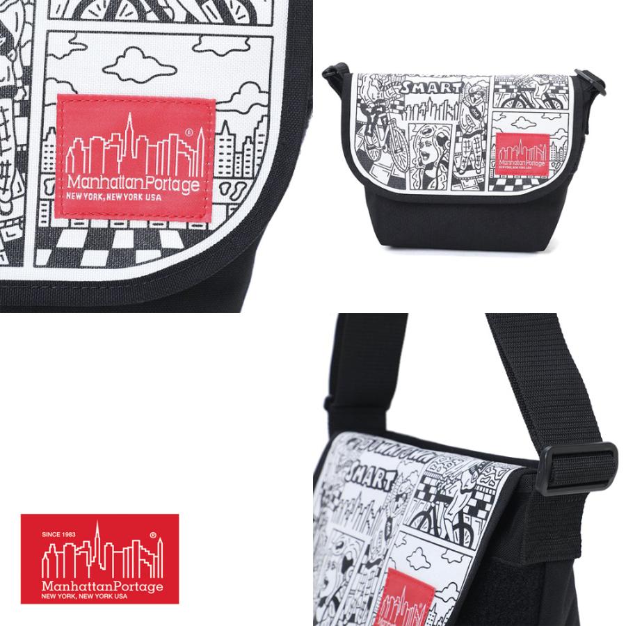 マンハッタンポーテージ ManhattanPortage カジュアル メッセンジャーバッグ JR キャンバスアート プリント ショルダーバッグ MP1605jrart20/国内正規品/通勤｜creak-net｜03