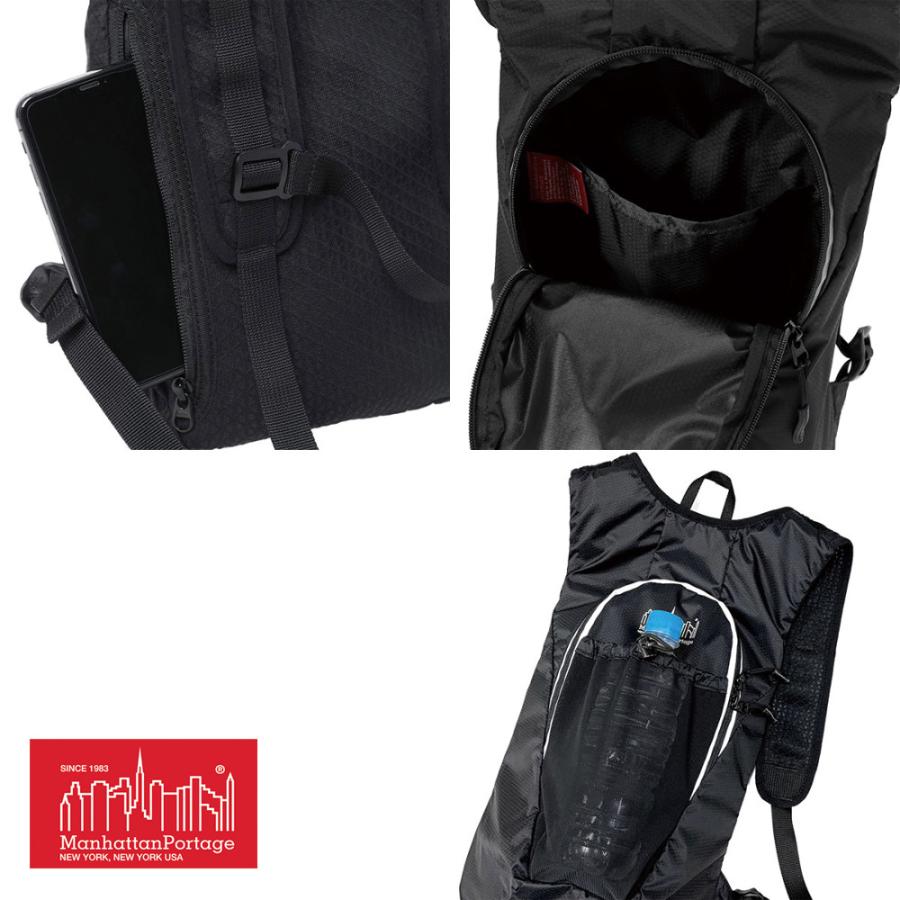 マンハッタンポーテージ ManhattanPortage GREENWAY バックパック リップストップ ナイロン  ランニング ウォーキング /国内正規品/通勤/通学 MP2117RN | Manhattan Portage | 03