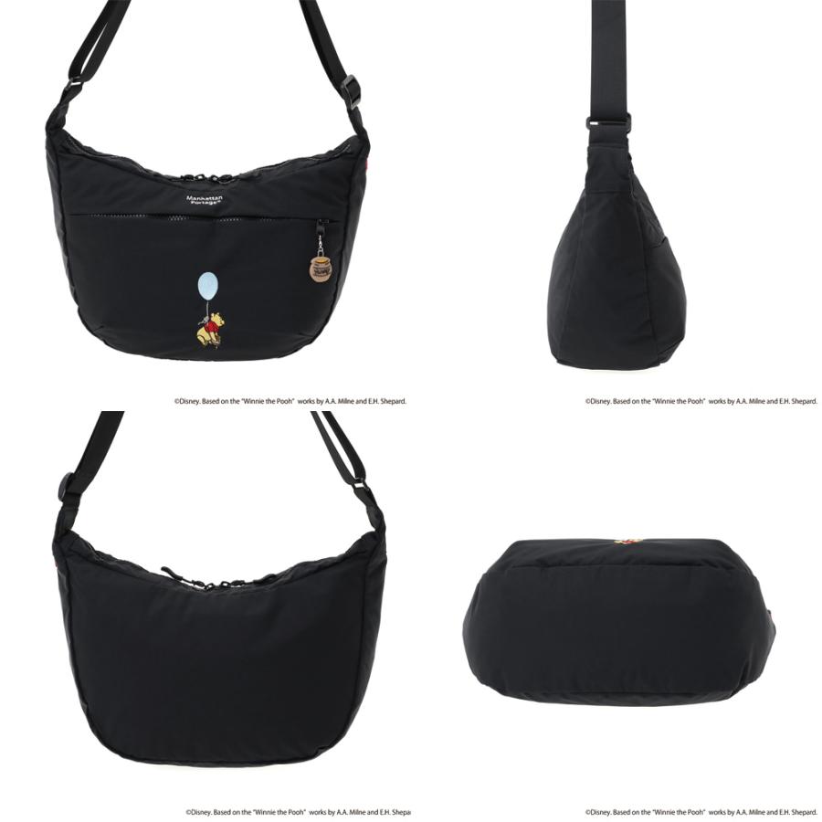 マンハッタンポーテージ くまのプーさんん ディズニー ManhattanPortage QUEENSBORO BP NYLON TUSSAH QUILL 25 / POOH バッグ ショルダー 自転車 | Manhattan Portage | 05