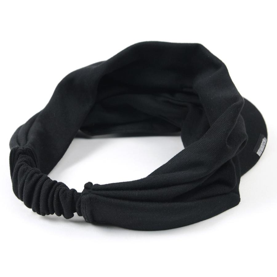 【公式】BIGWATCH 大きいサイズ 帽子  メンズ ターバンバイザー    ビッグワッチ正規品 ブラック 黒 サンバイザー/ UVカット ゴルフ |  | 02