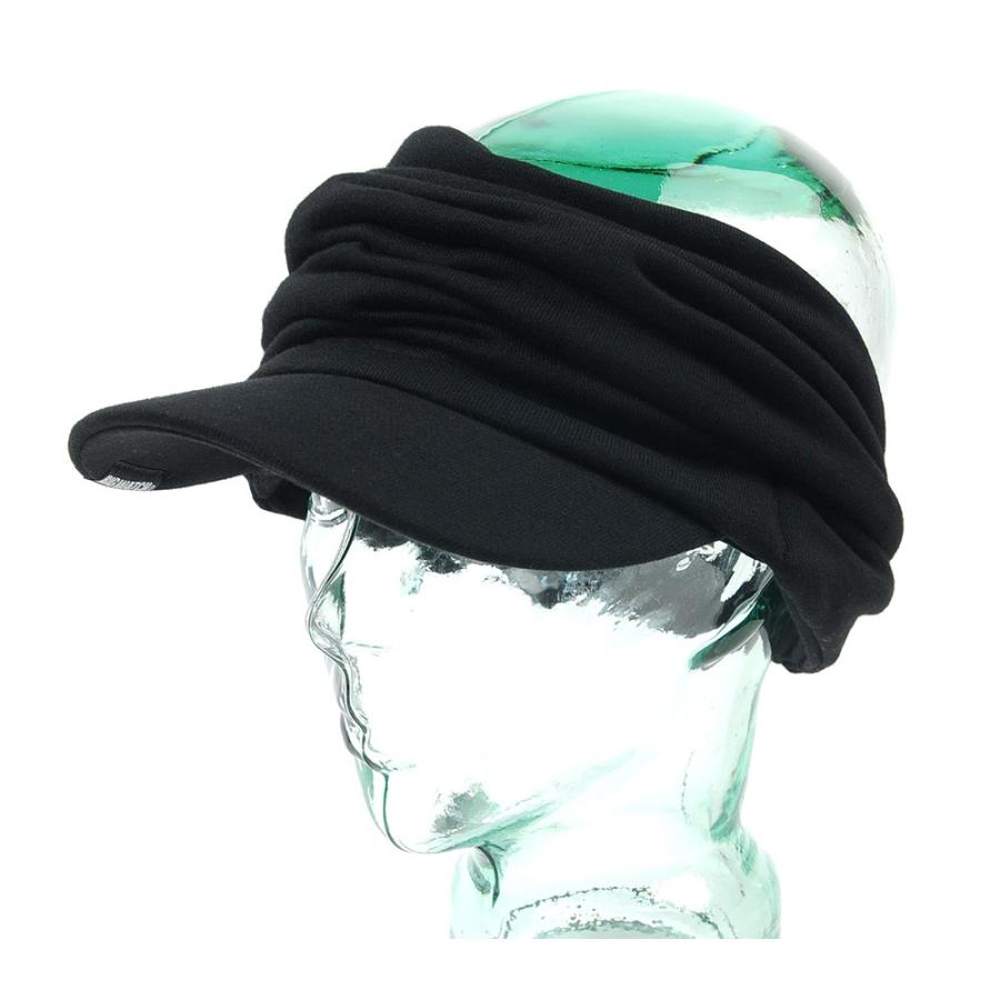 【公式】BIGWATCH 大きいサイズ 帽子  メンズ ターバンバイザー    ビッグワッチ正規品 ブラック 黒 サンバイザー/ UVカット ゴルフ |  | 05