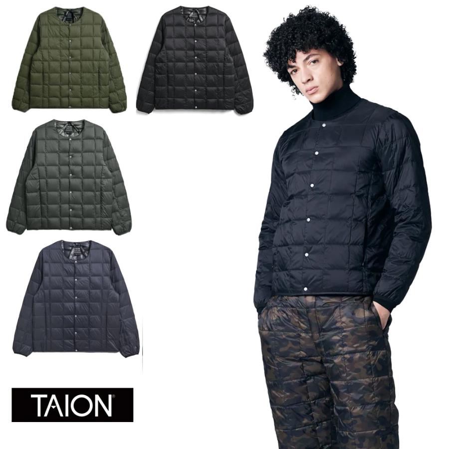 TAION（タイオン） タイオン正規品 メンズ クルーネック ボタン 