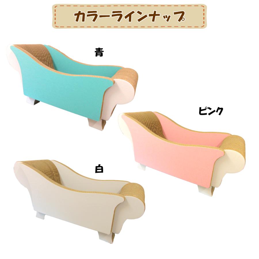 猫 爪とぎ ダンボール  クラシックバスタブ（白ベース）　　くらふと工房クレアル 日本製  爪磨き 爪みがき 猫用品 おしゃれ ユニーク かわいい |  | 02